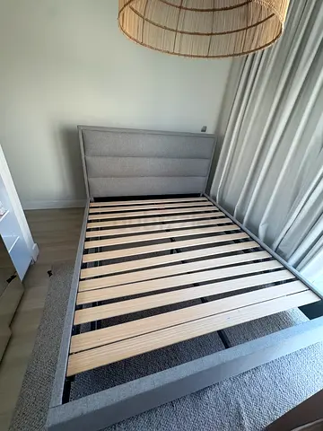 Homecenter King Bed Frame with Slatted Base 180x210