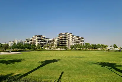 Dubai Hills Family home with green spaces and play area