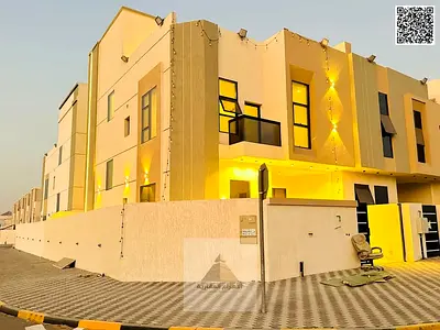 بسعر لقطة وبدون رسوم سنوية للبيع الحليو عجمان فيلا طابقين وروف ٤ غرف نوم ماستر