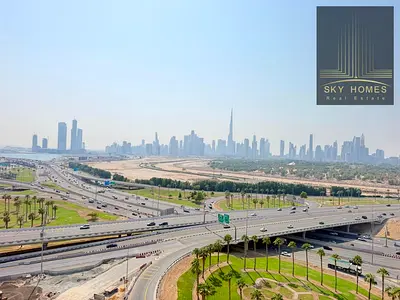 Huge size Furnished Studio apartment With Burj Khalifa view
