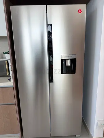 Hoover Stainless Steel Fridge/ Freezer Refrigerator with Water Dispenser. Collection only.
