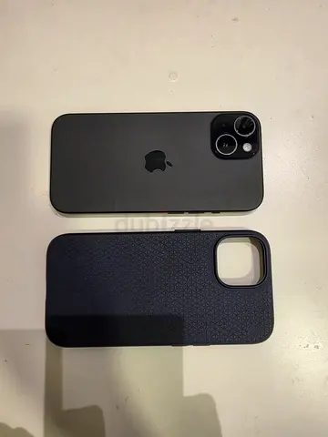 iPhone 15 (Black - 256 GB) with Protective Case - Good Condition
