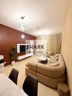 2BR apartment for sale in Ajman One Tower 8, 23rd floor, 1,750.49 sqft. 3 bathrooms, balcony, laundr