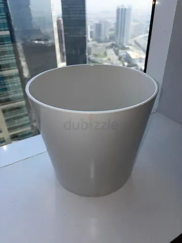IKEA SOJABÖNA White Plant Pot 24 cm - Like New