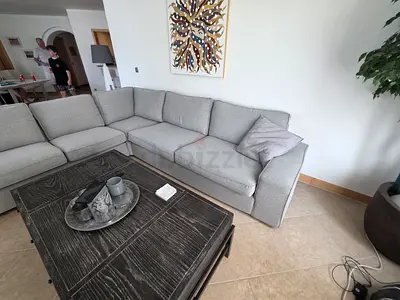 Like new __ Ikea Kivik Corner Sofa light gray