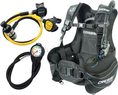 Cressi START SCUBA SET/DIN XL brand new factory sealed packing