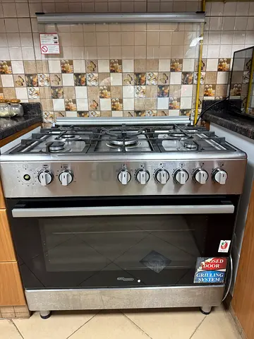 Super General 5-Burner Gas Cooker with Oven & Grill – Stainless Steel