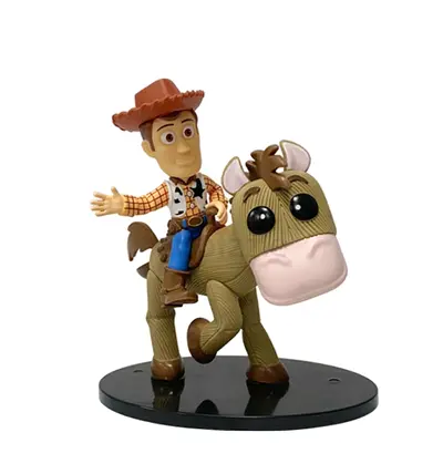 Toy Story Woody Riding Bullseye 18cm Figure – Cowboy Collectible Toy