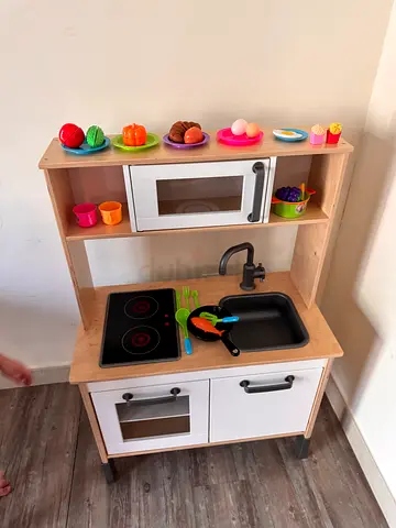 Ikea Wooden Play Kitchen Set with Accessories