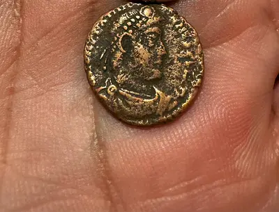 Ancient Roman Valentinian Follis Coin 364-375 AD (old antique coins)