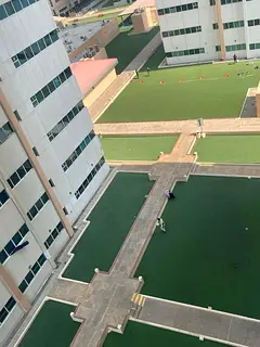 Two-bedroom apartment with a living room for annual rent in Ajman One Towers