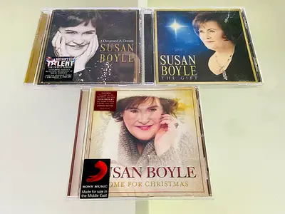 3 Susan Boyle Music CD’s