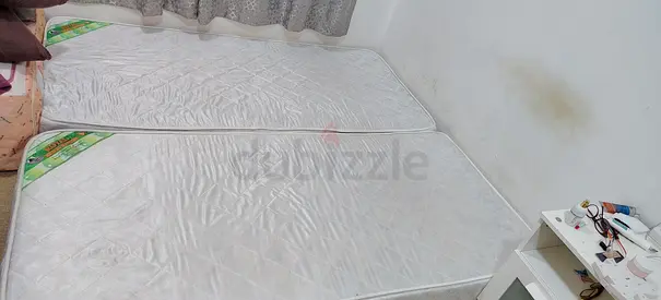 Two single medicated mattresses - used, clean condition