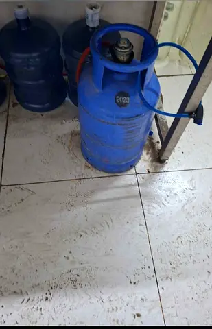 Used Blue LPG Gas Cylinder (Single) - Needs Inspection (now offer price) 135 aed only