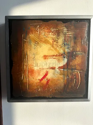9 abstract paintings at give-away price