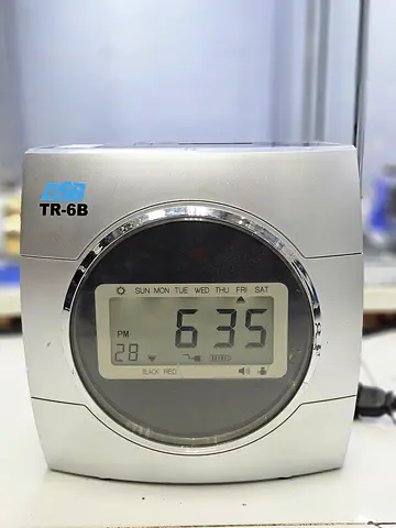 DSB TR-6B electronic time recorder or time  clock.