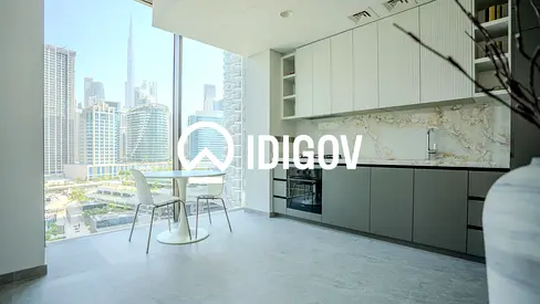 Furnished 1BR | Burj Khalifa View | Balcony