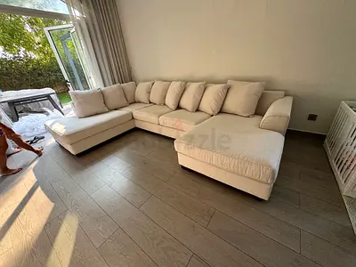 Top quality The One Kingston Sectional U Shape Sofa Beige