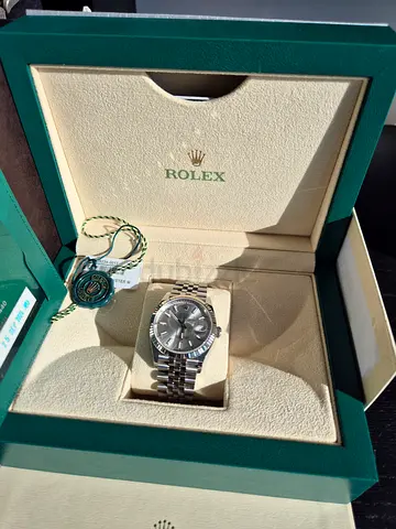 Rolex Datejust 36mm Silver Dial 126234-0013 - 2024 Unworn - Box, papers and hangtags - Receipt