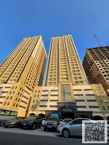 BEAUTIFUL ONE BEDROOM HALL WITH BALCONY IN GOLD CREST TOWER AJMAN