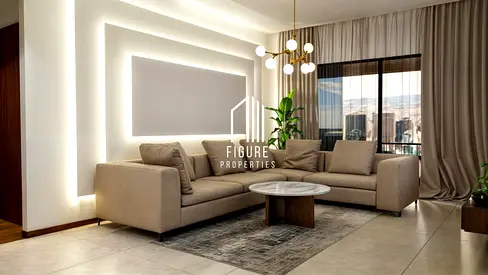 Furnished 1BR + Study | Waves Grande | Lagoon View
