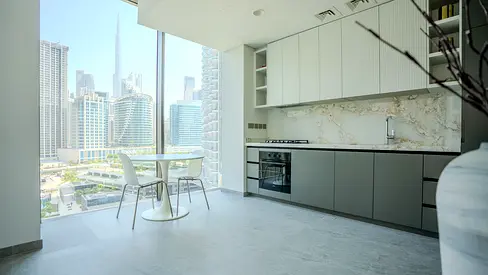 Furnished 1BR | Burj Khalifa View | Balcony
