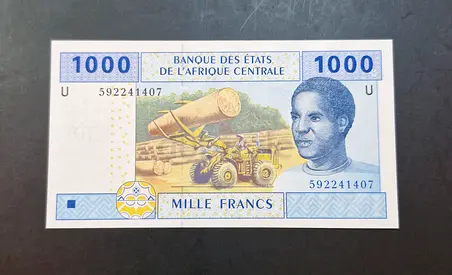 2002 Central Africa state Cameroun 1000 Francs