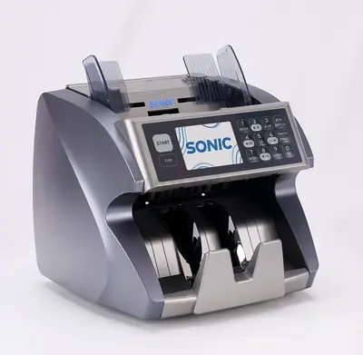 Sonic Automatic Currency Counter and Sorter - Good Working Condition