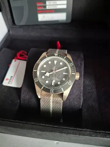 Tudor Black Bay 58 Silver with Taupe Strap - Unworn - Box, papers and hangtag