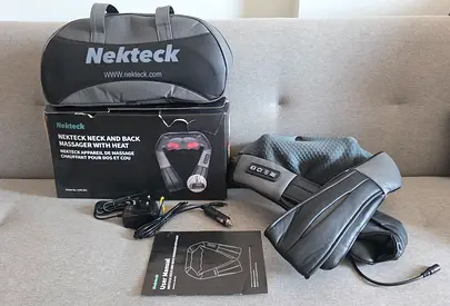 Nekteck LMS-801 Shiatsu Neck & Back Massager with Heat - Like New