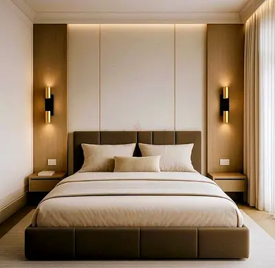 Modern upholstered Queen Size bed frame this is customise bed