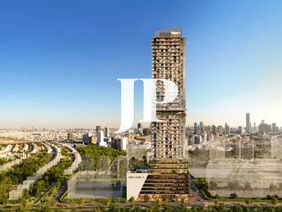 مفروشة بغرفة نوم واحدة | سكاي ليفل 1 JVC | إطلالات على المدينة والأفق