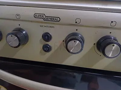Used 4-Burner Gas Stove Top with Control Knobs - Working Condition