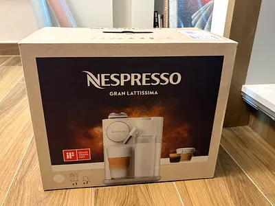Nespresso Gran Lattissima coffee & milk machine - boxed