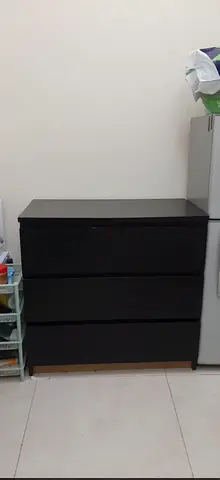 Ikea Malm Chest of 3 Drawers