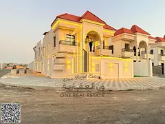 **Luxury Corner Villa for Rent in Al Helio 2 – Ajman | 5 Master Bedrooms | Main Road**