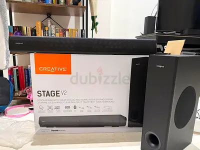 Creative Stage V2 (2.1 Sound System) - Like New, Perfect for TV/PC