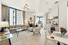Modern 2BR Apartment | Sobha Hartland Waves | Skyline & Waterfront Views