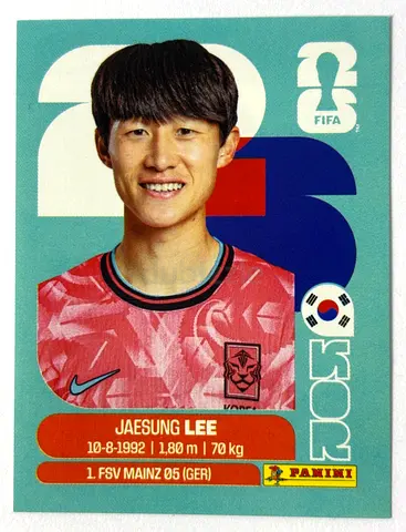 Panini FIFA World Cup 2026 Sticker - Jaesung Lee (Korea) - Unused