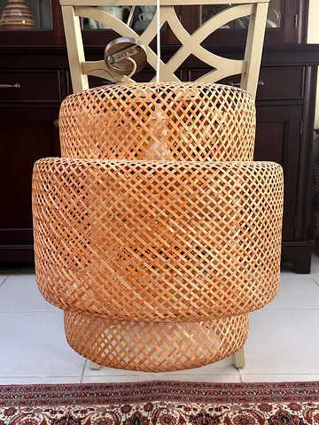 Rattan Boho Pendant Light Ikea SINNERLIG