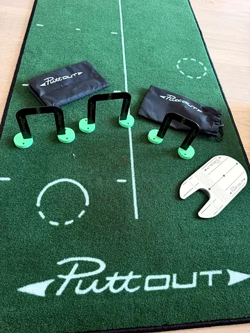 PUTTOUT Putting mat and training aids BUNDLE
