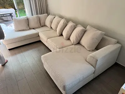 Premium Quality The One Kingston Sectional Ushape Sofa beige
