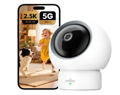 Youkey Indoor Security Camera P310, 1080P Full HD Wi-Fi Smart Camera - Brand New