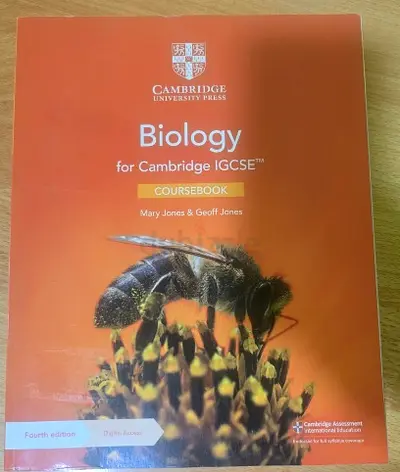 Biology for Cambridge IGCSE Coursebook (4th Edition) by Mary Jones & Geoff Jones