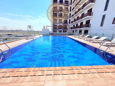 Chiller free spacious studio with kitchen appliances in al furjan Dubai