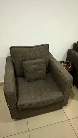 Five seater sofa with centre table
