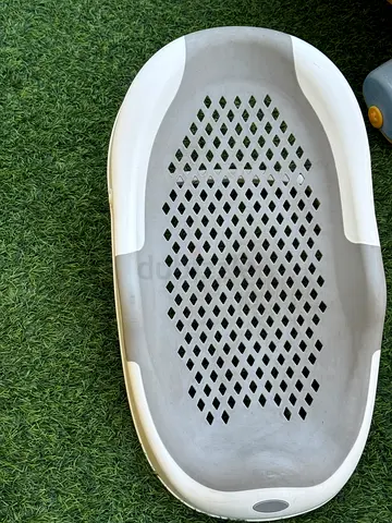 Baby Bath Kneeler & Non-Slip Bath Support Mat (Quick-dry) - Grey