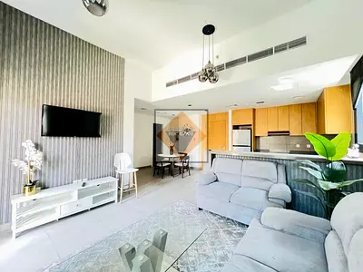 FULLY FURNISHED 1-BEDROOM APARTMENT | AL MAMSHA | 675 SQ. FT. | BALCONY | BEAUTIFUL VIEW