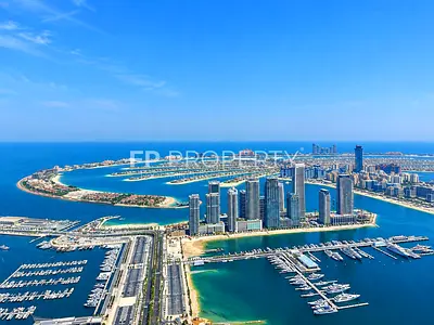 Luxury 4BR + Maid Penthouse | Panoramic Palm & Marina Views