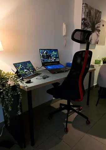 Ikea table LAGKAPTEN / ADILS 140x60 cm, good condition